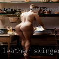 Leather swingers